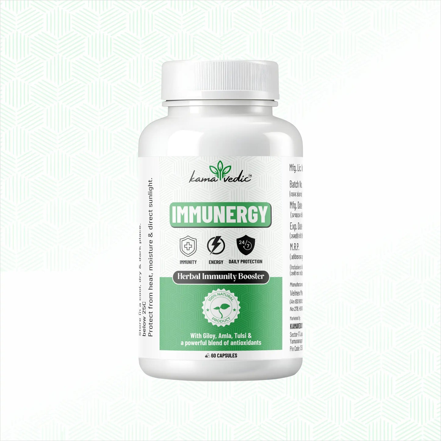 Kamavedic Immunergy daily immunity and energy booster for men and women Ayurvedic India