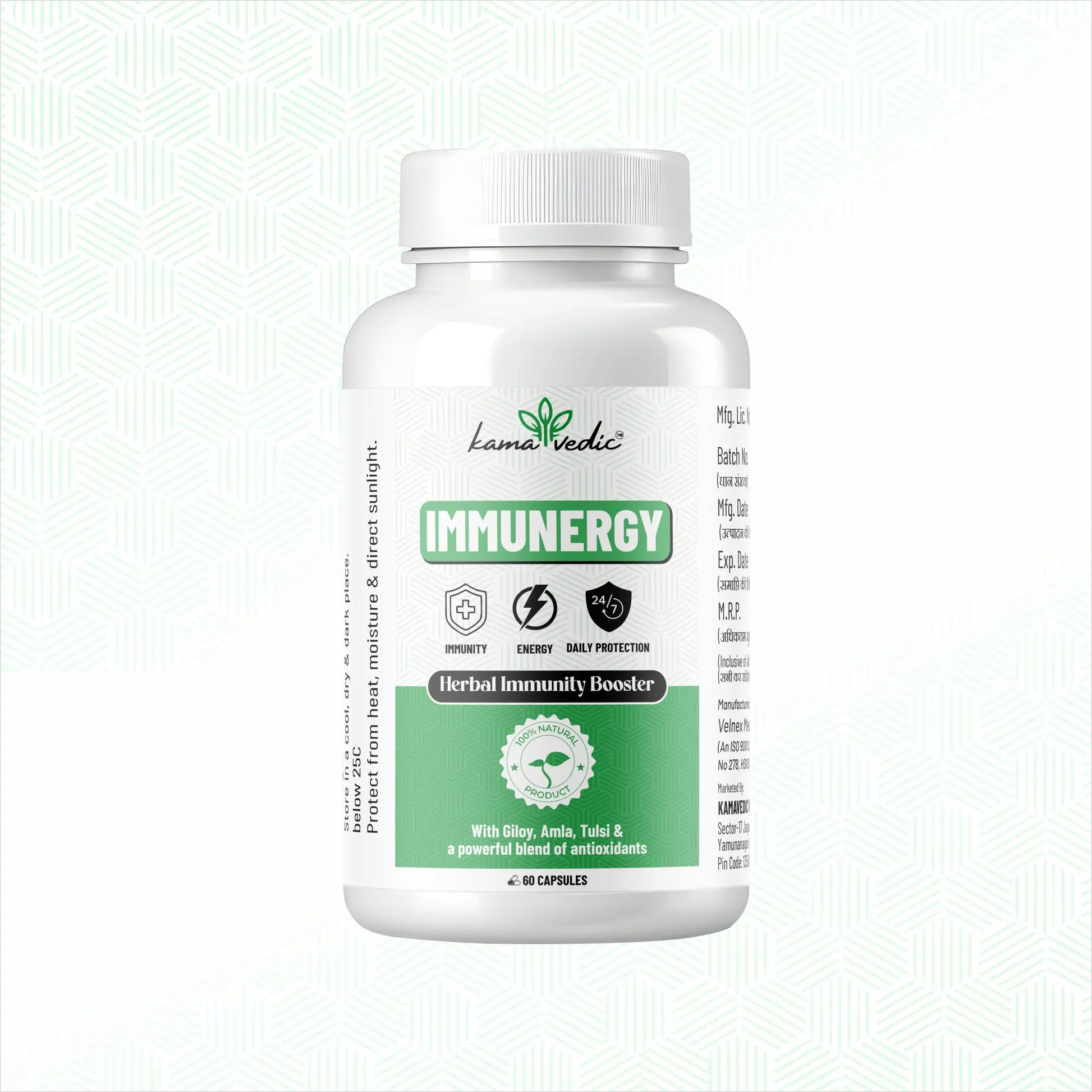 Kamavedic Immunergy daily immunity and energy booster for men and women Ayurvedic India