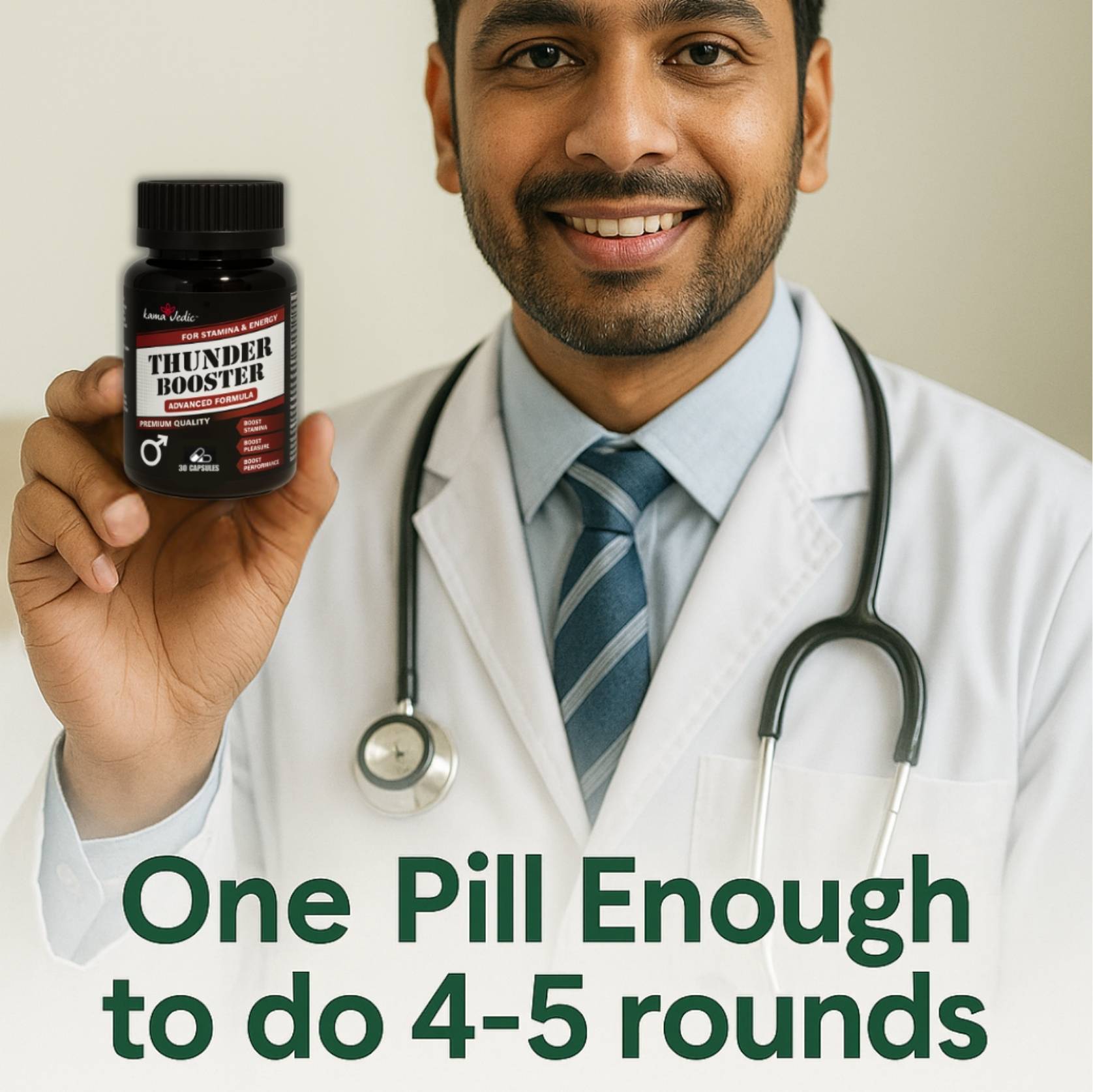 ThunderBooster capsule for timing stamina and male vitality support