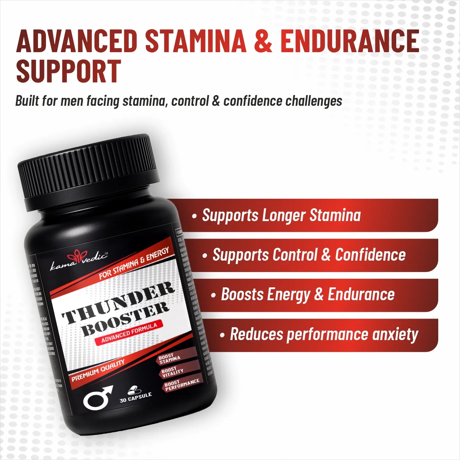 ThunderBooster Capsule benefits — stamina, performance and Ayurvedic wellness support for men