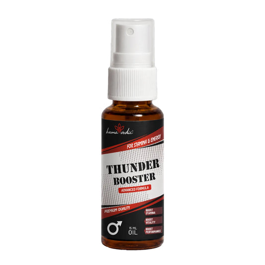 Kamavedic ThunderBooster Oil 15ml — Ayurvedic herbal spray for men stamina and performance India