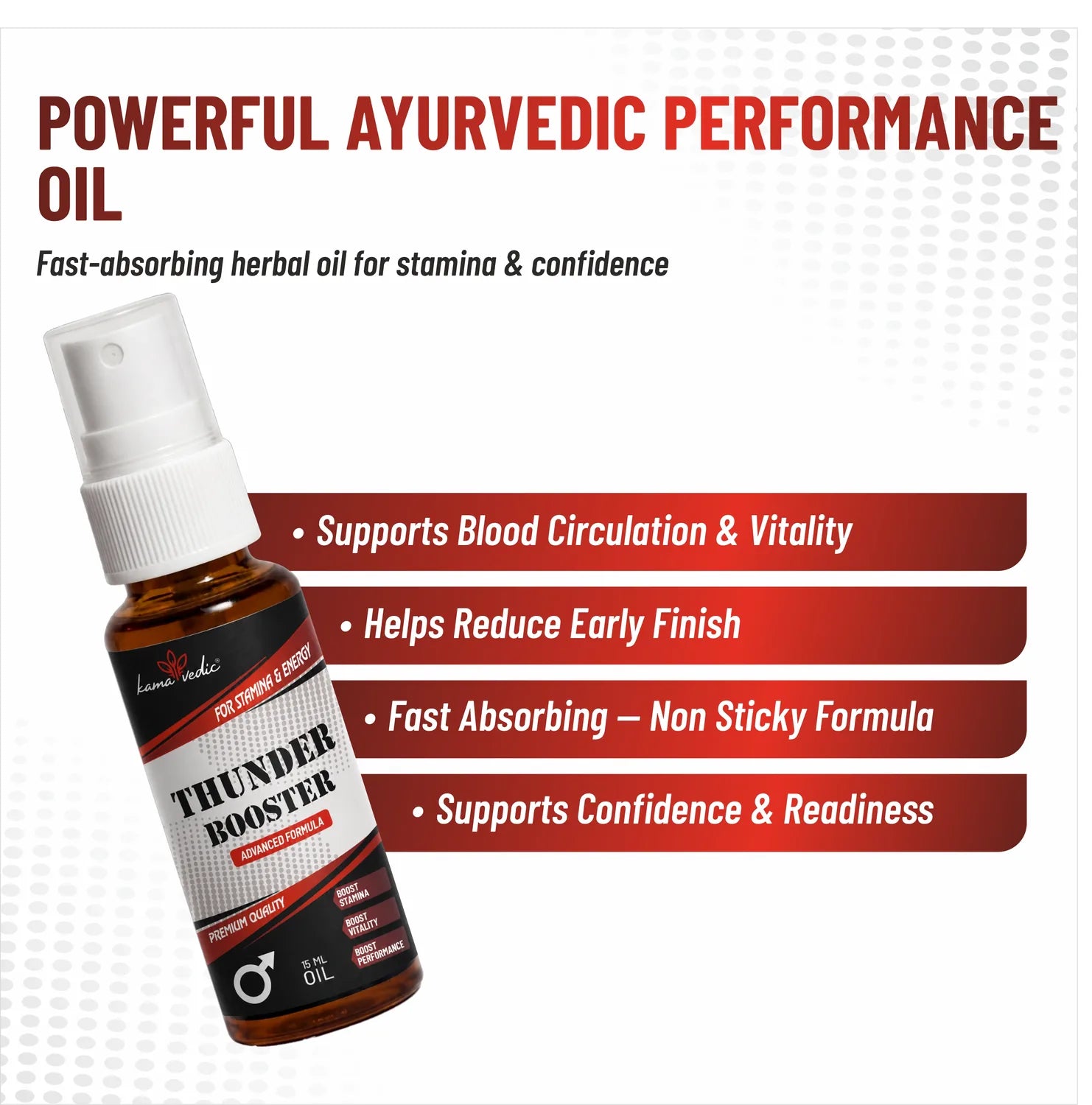 ThunderBooster Oil — powerful Ayurvedic stamina and performance benefits for men India